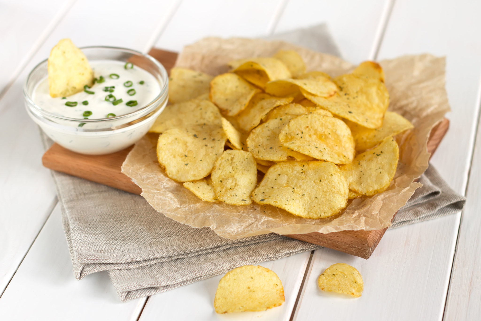 Baked Potato Crisps - EarthFresh Recipe