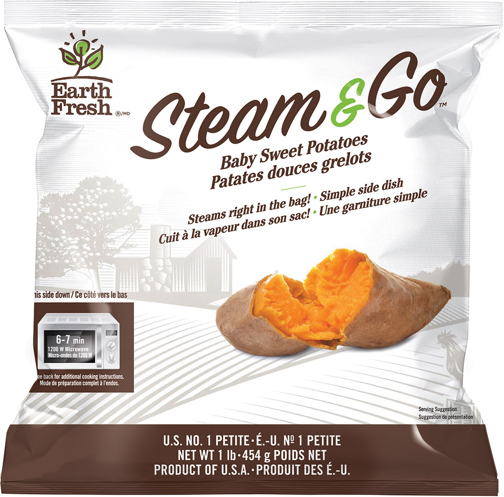 Steam Go Baby Sweet Potatoes Earthfresh